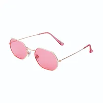 Óculos de Sol Feminino Daniel Klein DK4184-C6 - Dourado/Rosa