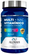 Allways Health Multi + Nac Vitaminico 550MG (60 Capsulas)