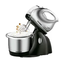 Batedeira Eletrica Interbras B20BR / 2.3 Litros / 3 Velocidades / 15000RPM / 350W / 110V - Preto/ Inox
