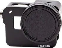 Case de Alumínio Gopower GPR433-Black para Gopro Hero 6