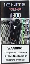 Vape Descartável Ignite V300 Peach Mango 30000 Puffs