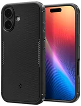 Case Spigen para iPhone 17 6.3" Core Armor ACS09645 Matte Black (Magfit)