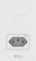 Interruptor Tomada Smart 4LIFE FLT11GWW Wall 1 Gang Branco