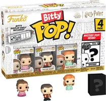 Bonecos Hermione Granger/Viktor Krum/Ginny Weasley - Harry Potter - Funko Bitty Pop! 4 Pac