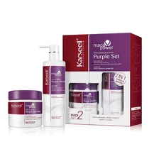 Kit Karseell Purple Set Mascara Purple Hair Mask 500ML + Shampoo Purple 500ML  Kit Karseel...
