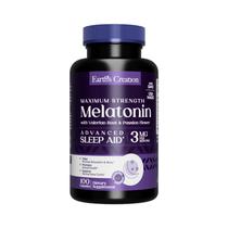 Vitamina Earth's Creation Melatonin 3MG With Valerian 100 Capsulas