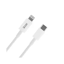 Cable Hye HYE180 USB-C A Lightning 1M Blanco
