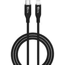 Cabo 4LIFE FL30CLSB2 USB-C A Lightning 30 W - Preto 2 Metros