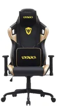 Cadeira Gamer Satellite A-GC8602 Preto/Gold