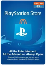 Playstation Store Gift Card PSN - 25$ (Usa)