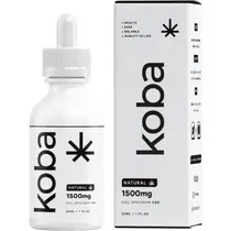 Óleo de CBD Koba Full Spectrum 1500 MG - Natural 30ML