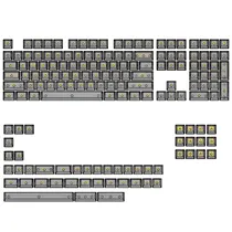 Jogo de Teclas Akko Keycap V2 - Clear Black 155 Peças