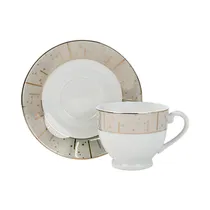 Juego de Tazas Con Plato Concepts 086-197045 12 Piezas