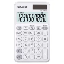 Calculadora Compacta Casio SL-310UC-We-W-DC Blanco