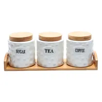 Potes de Cerâmica – Conjunto com 3 Peças 12X10 CM