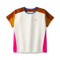 Brooks Remera Sprint Free Short Sleeve 221613117 (T) s Blanco/Marron