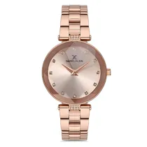Relógio Analógico Feminino Daniel Klein DK.1.12729-3 Premium Ladies / Pulseira de Aço Inoxidável - Rose Gold