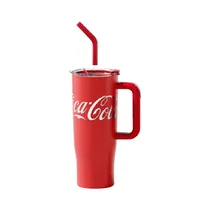 Vaso Térmico Coca Cola NS1200B1 Con Pajita 1200ML Rojo