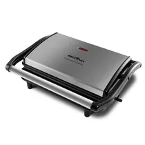 Grill Britânia BGR27I Press - 850W - 220V/60HZ - Prata e Preto  Grill Britâ...