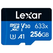 Memória Micro SD Lexar High Performance 633X 256GB 100MB/s C10