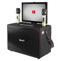 Caixa de Som Ecopower EP-1936 60W Bivol 10" com Tablet 2/32GB 14"