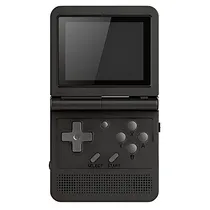 Console Portátil Powkiddy Flip Game 64BIT 16BG de 2.8" com 2.000 Jogos - Preto