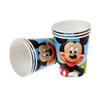 Copo de Papel Descartavel para Festa Mickey 10 Unidades