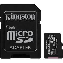 Cartao de Memoria Micro SD Kingston 512GB 100MBS C10  SDCS2/512GB