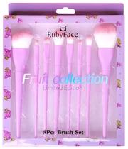 Kit Pincel Ruby Face Fruit Collection - Y11687 (8 Pecas)