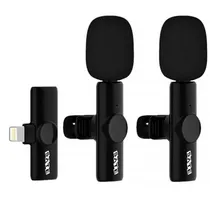 Microfone Sem Fio para Smartphone Satellite A-MK232 com Lightning - Preto
