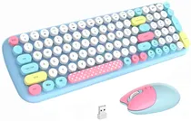 Teclado e Mouse Sem Fio Candy Plus SMK-646M3AG (Ingles)