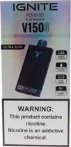 Vape Descartável Ignite V150 Pro Peach Ice 15000 Puffs