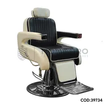 Cadeira Lmpro 81028S Preto c/ Prateado