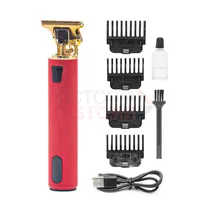 Máquina de Cortar Cabelo Daling Professional Hair Clipper DL-1095 - Bivolt - Vermelho