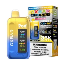 Vaper Descartável Oxbar 35000 Ice Nic Milk Berry Crunch