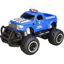 Mini Truck Police Azul 1:40