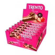 Chocolate Trento Morango Caixa 16X32G