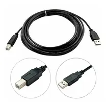 Cabo de Impressora USB 2.0 - Preto