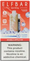 Vape Descartável Elf Bar Ice King Double Apple Ice 40000 Puffs