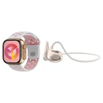 Kit Smartwatch e Fone de Ouvido G-Tide Style + AC01 - Bluetooth - Rose Gold/ Dourado