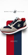 Polo Calzados BH Patch NVBG-AX9 Masculino (T) 8.5 Navy Beige