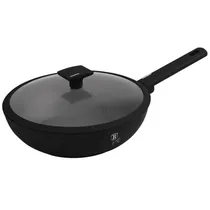 Wok Berlinger Haus Antiaderente com Tampa Preta 28CM
