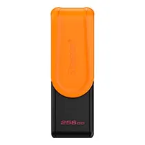 Pendrive Kingston Exodia s 256GB USB 3.2 - Preto / Laranja (DTXS/256GB)