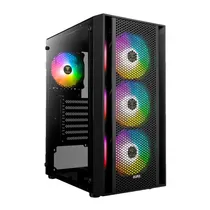 Gabinete Gamdias Aura GC2 Mid-Tower Argb Black 4 Fan  Gabinete Ga...