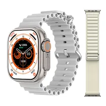 Relogio Inteligente Smartwatch Mannatech L9 Ultra / 49MM / com Bluetooth (2 Pulseiras) - Cinza