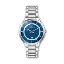 Relógio Analógico Masculino Daniel Klein Premium DK.1.12447-3 - Prata e Azul
