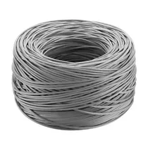 Cabo Rede Utp 305M Iuron CAT6 4P 0.50MM 24AWG 100% 100% Cobre-Cinz A  Cabo Rede U...