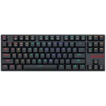 Teclado Gaming Mecânico Sem Fio Redragon Aps Pro K607P-KBS Inglês com Backlight RGB - Preto