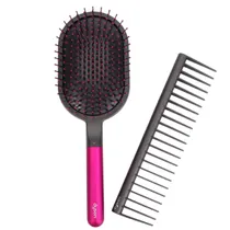 Dyson Supersonic Kit Pente Desembaracador + Escova Paddle Fucsia/Metal