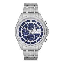 Relogio Analogico Masculino Daniel Klein DK.1.12706-5 Exclusive Gents / Pulseira de Aco Inoxidavel - Prata